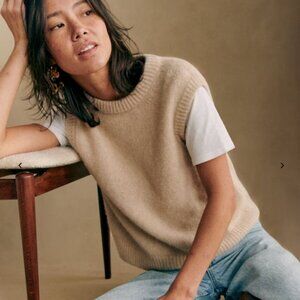 Sezane Samuel Jumper (Vest) Vanilla - Size Small - EUC!